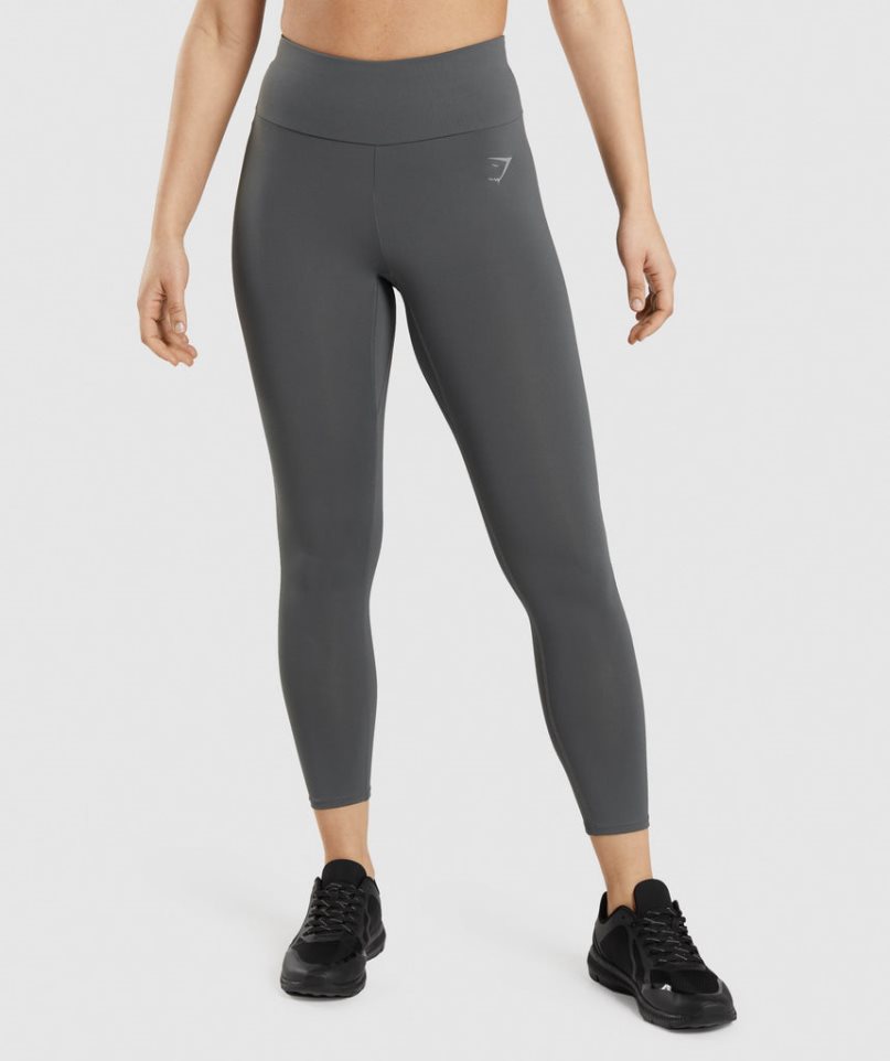 Legginsy Gymshark Speed Damskie Szare | PL 913HKQ